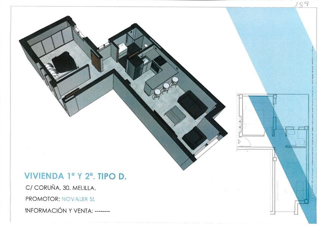 Apartment for sale in  Melilla Capital  with Air Conditioner