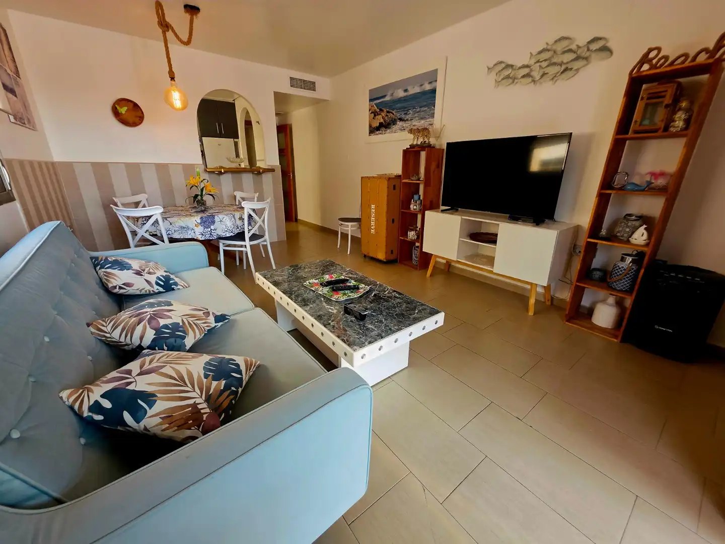 Sala de estar de Piso de alquiler en Torrevieja con Terraza