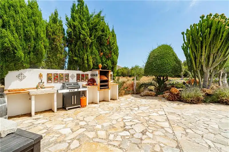 Terrassa de Finca rústica en venda en Pollença amb Aire condicionat, Calefacció i Jardí privat