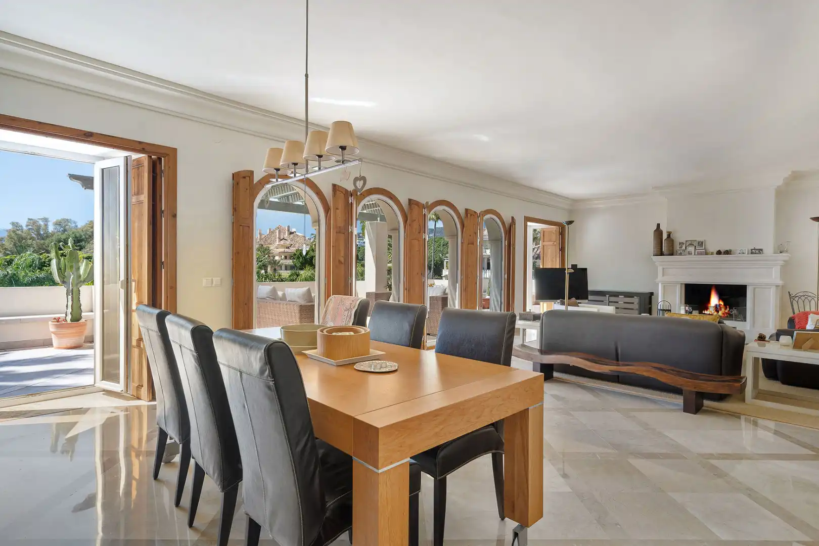 Dining room of Attic for sale in Marbella  with Air Conditioner, Terrace and Storage room