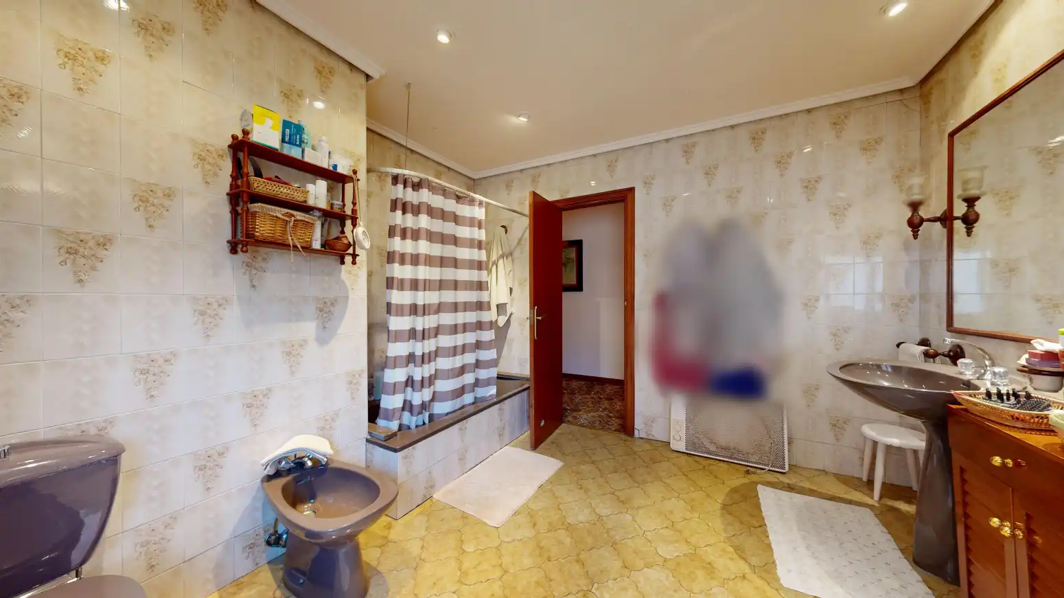 Bathroom of Houses for sale in Tafalla  with Heating, Private garden and Parquet flooring