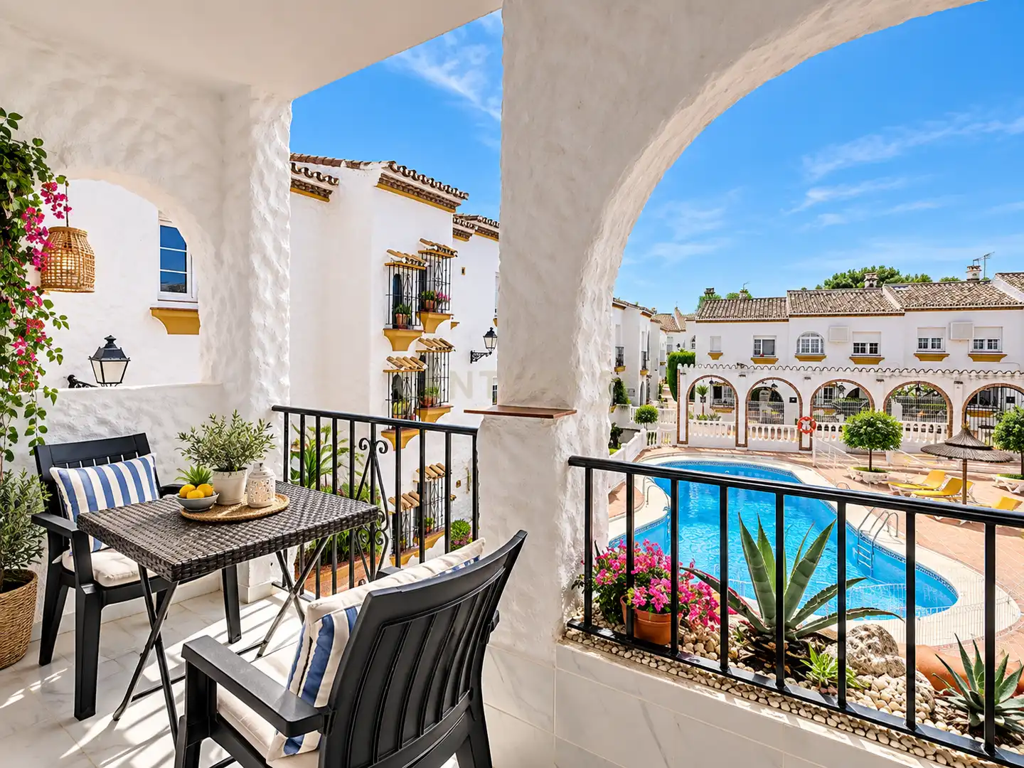 Terrassa de Apartament en venda en Benalmádena amb Aire condicionat i Piscina