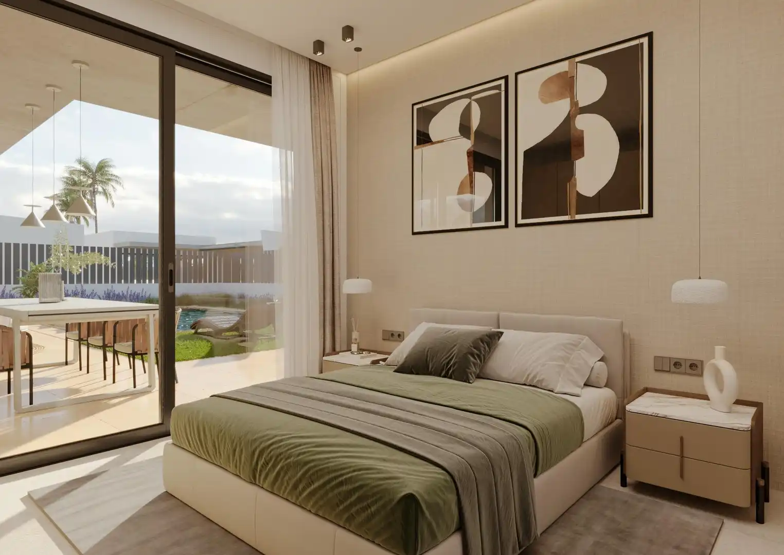 Bedroom of Houses for sale in Molina de Segura  with Air Conditioner, Heating and Private garden