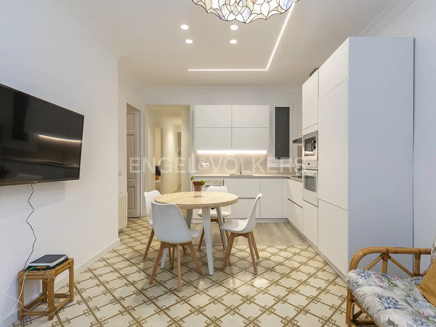 Kitchen of Flat for rent in Barcelona  with Air Conditioner, Heating and Parquet flooring