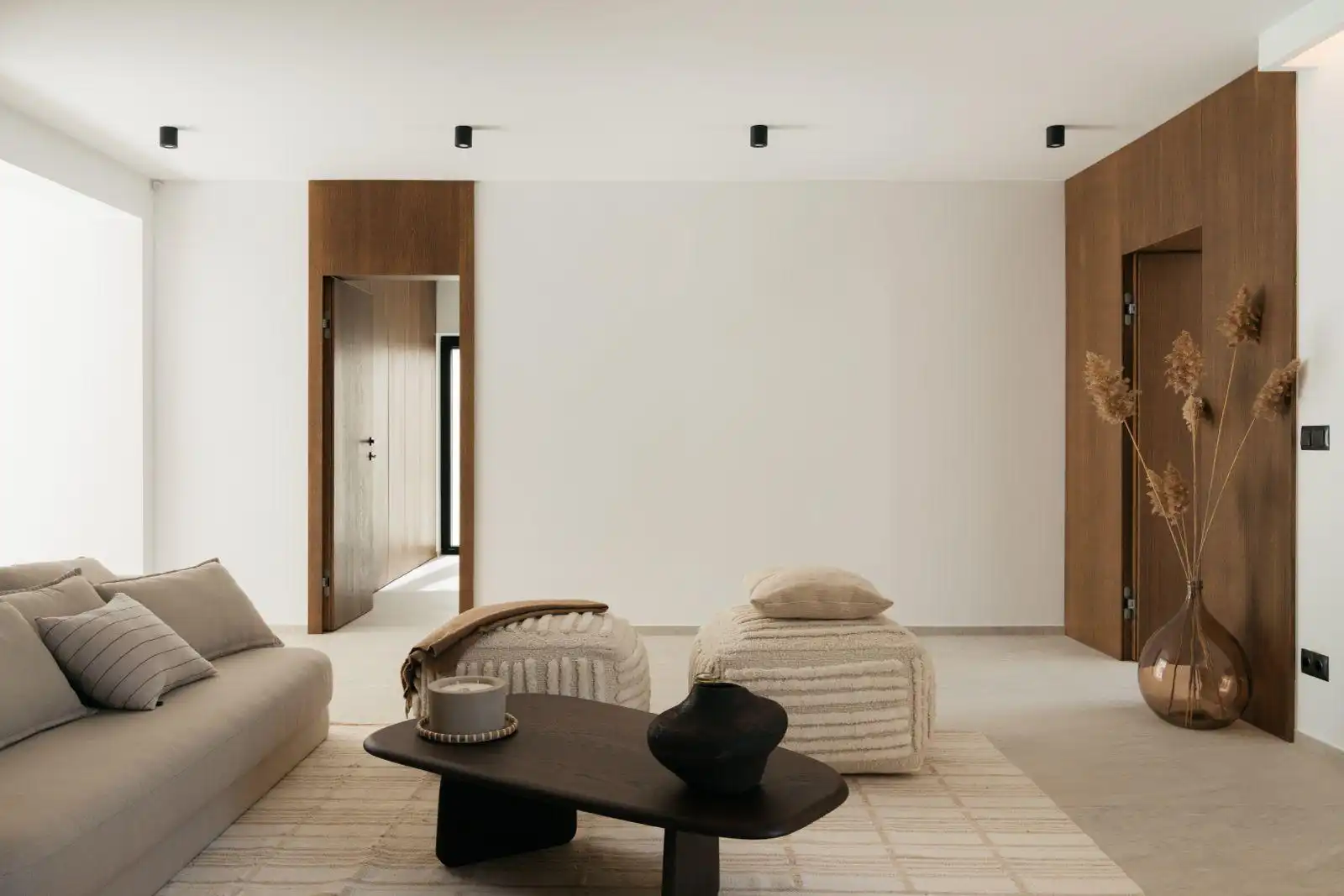 Sala d'estar de Casa o xalet en venda en Benitachell / El Poble Nou de Benitatxell amb Aire condicionat, Jardí privat i Traster
