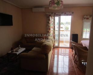 Sala d'estar de Pis de lloguer en  Almería Capital amb Terrassa i Moblat