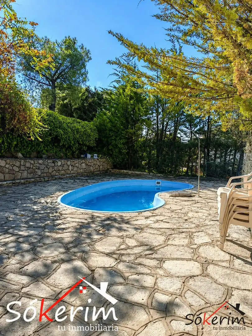 Piscina de Casa o chalet en venta en Robledo de Chavela con Aire acondicionado, Calefacción y Jardín privado