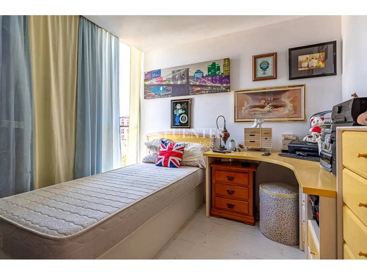 Bedroom of Flat for sale in Alicante / Alacant  with Furnished, Balcony and Alarm