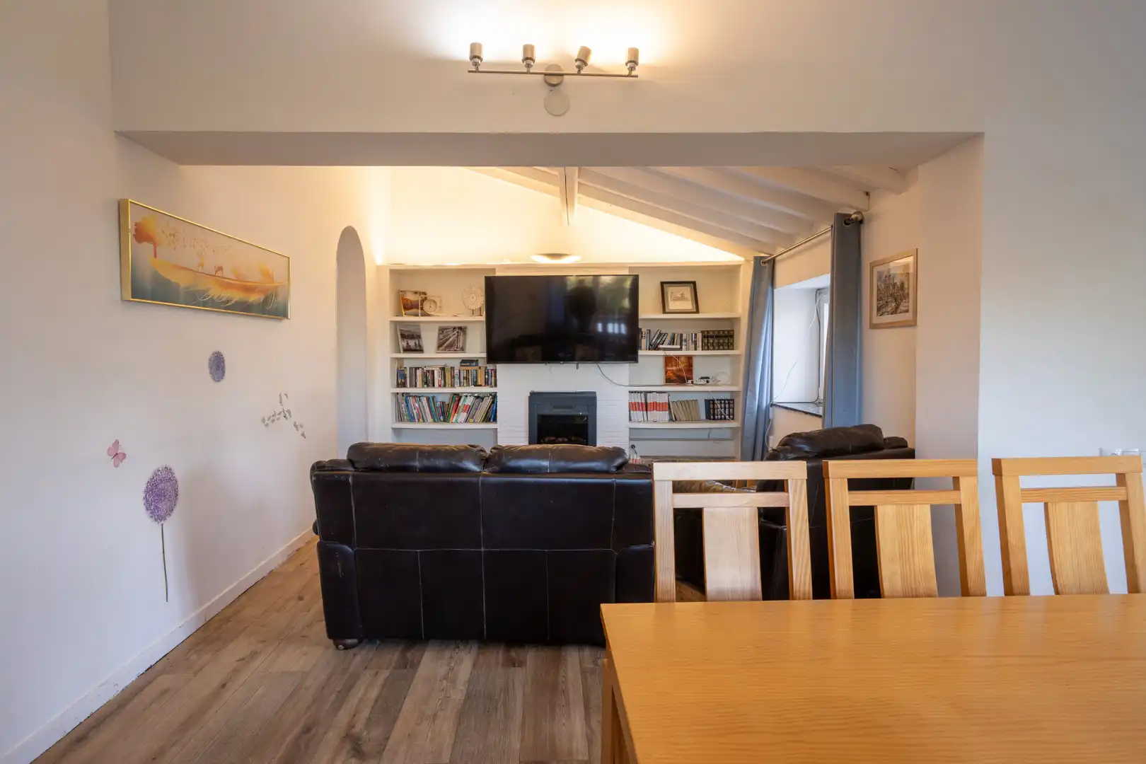 Sala d'estar de Casa o xalet en venda en Fuengirola amb Aire condicionat, Jardí privat i Terrassa