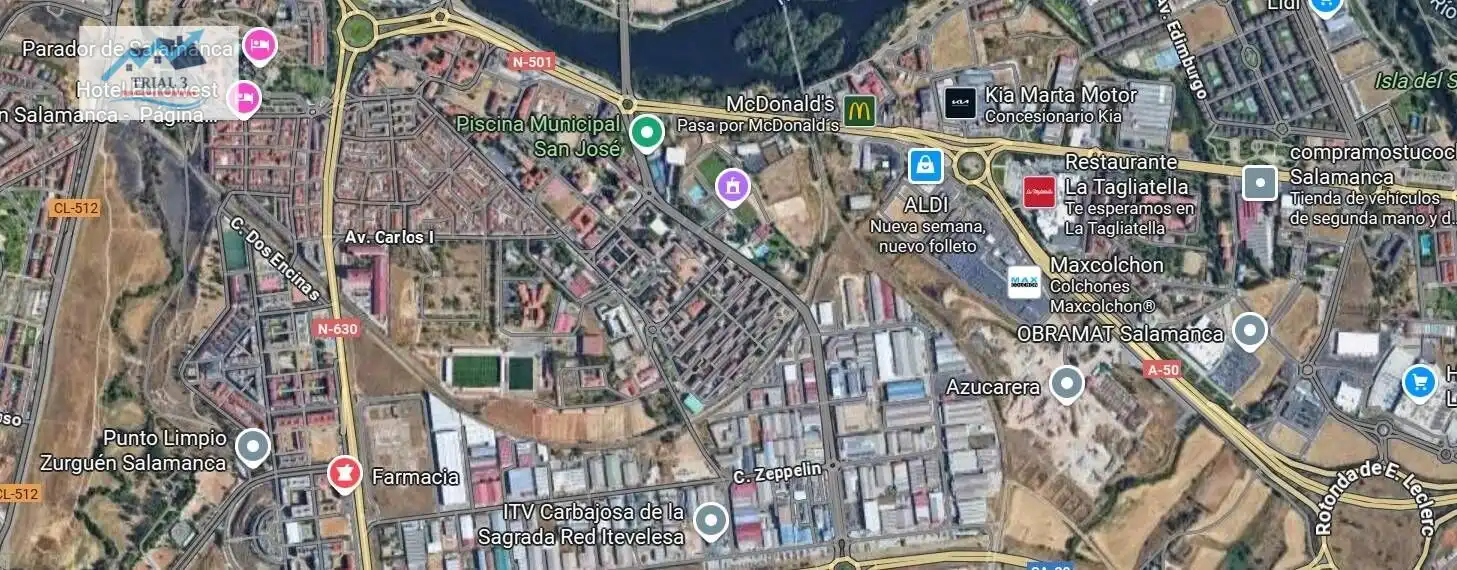 Außenansicht von Wohnung zum Verkauf in Salamanca mit Terrasse und Balkon