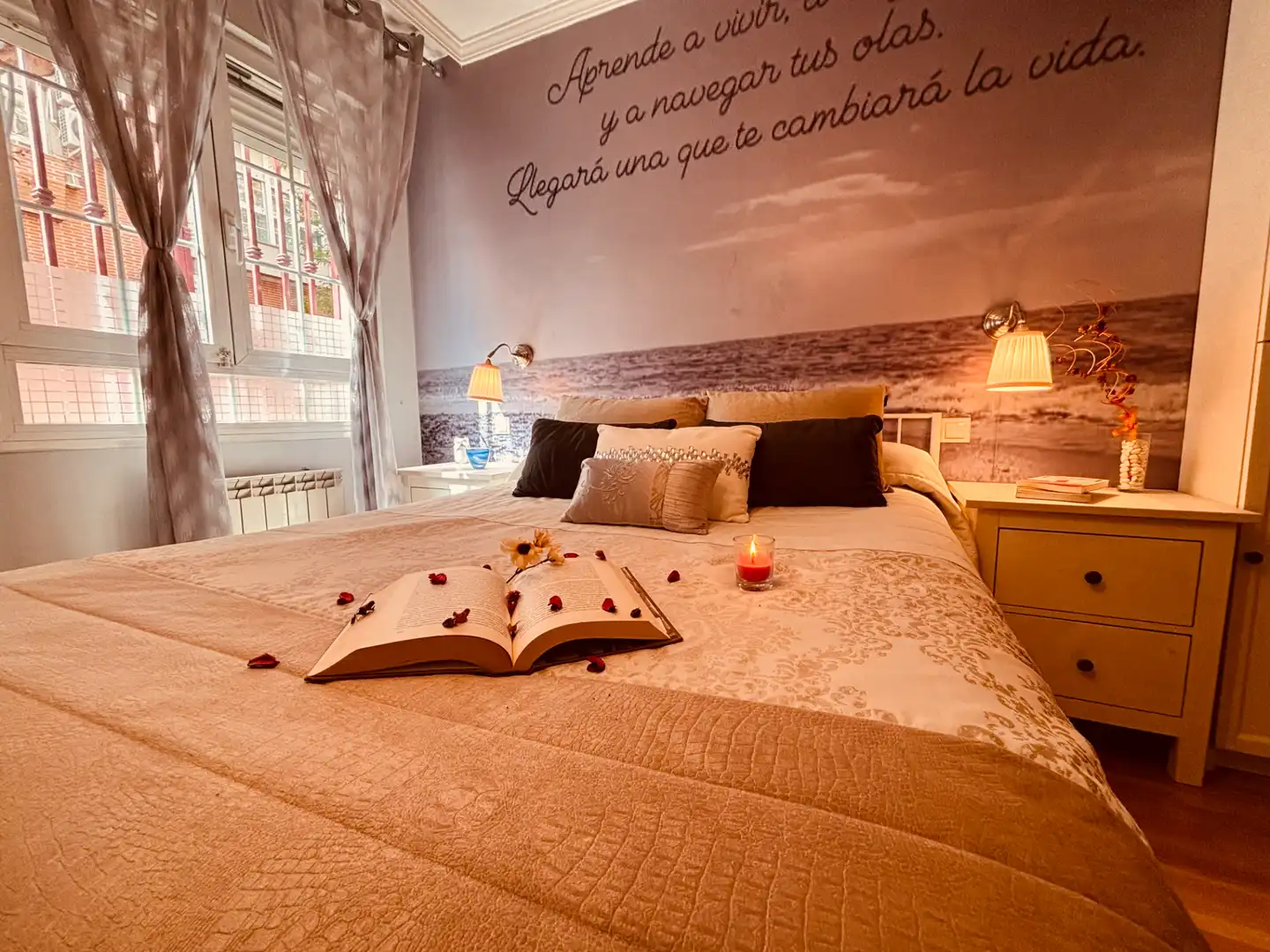 Bedroom of Flat for rent in Getafe  with Air Conditioner, Parquet flooring and Washing machine