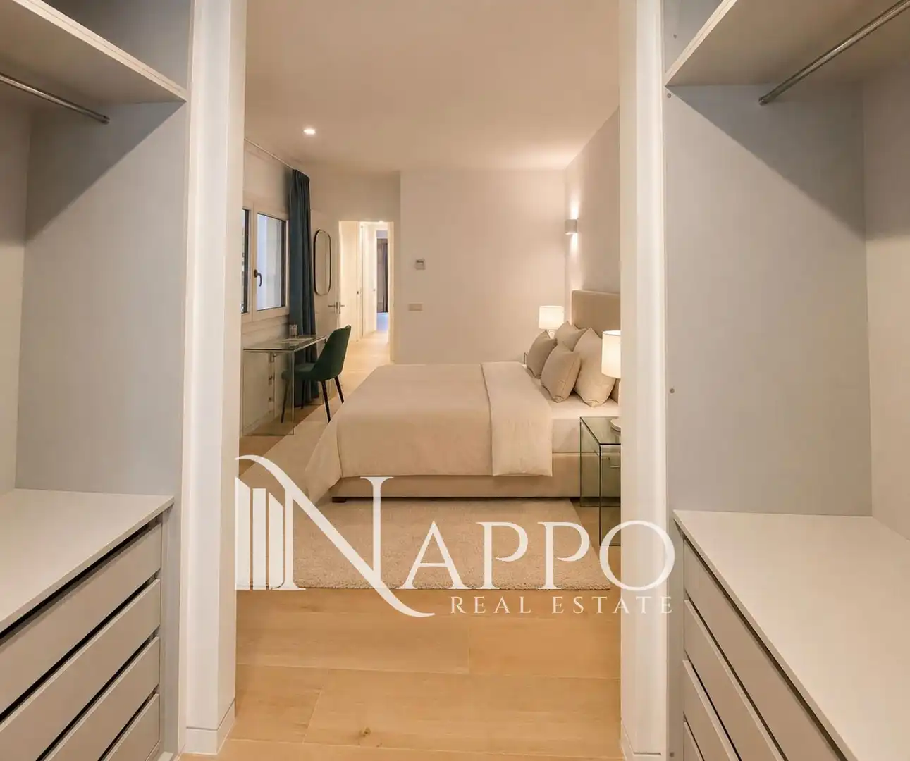 Bedroom of Flat for rent in  Palma de Mallorca  with Air Conditioner, Heating and Terrace