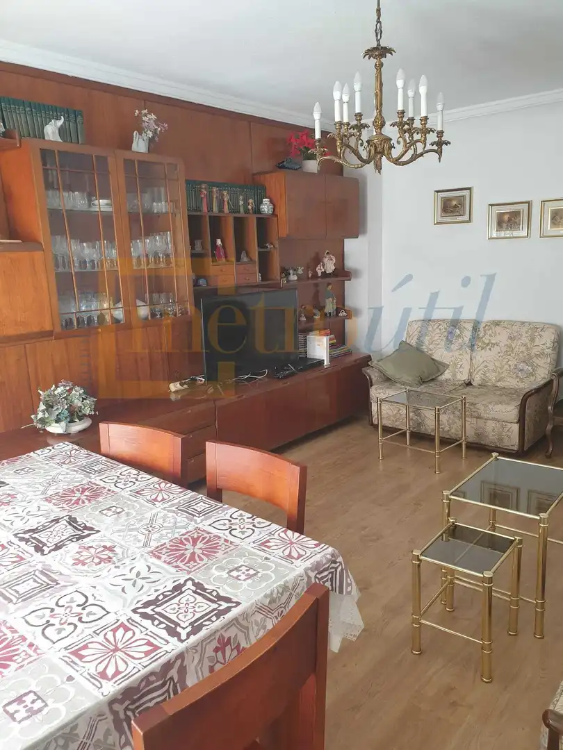 Living room of Flat for rent in Salamanca  with Heating, Parquet flooring and Furnished