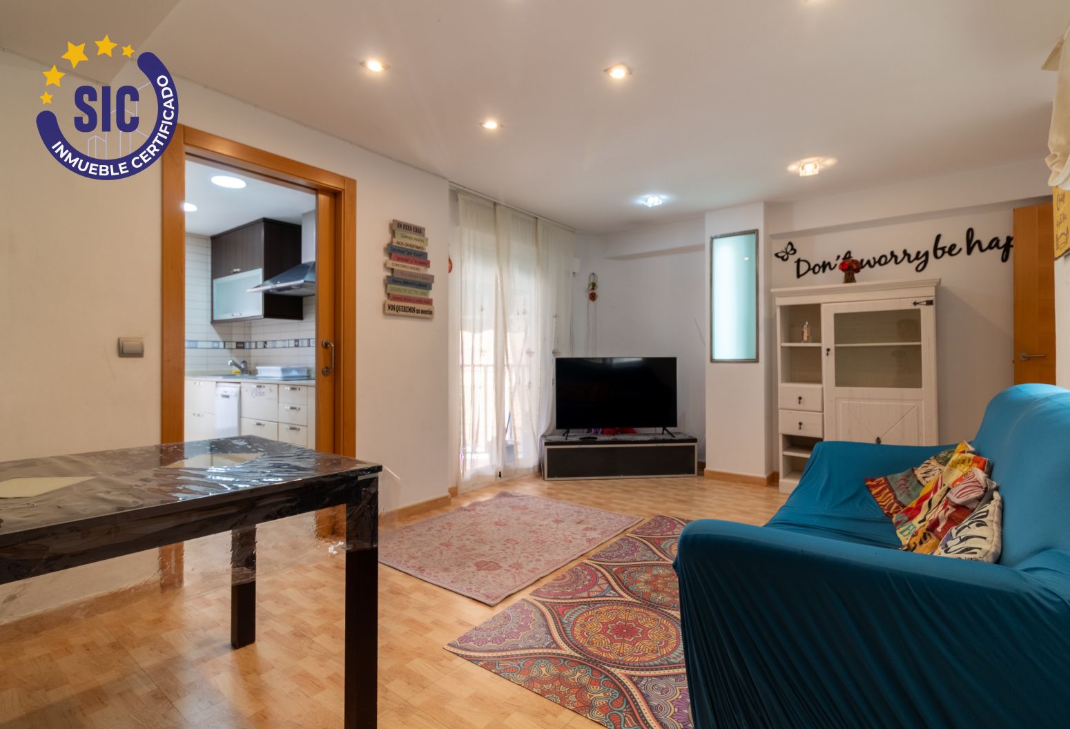 Sala d'estar de Pis en venda en Massamagrell amb Aire condicionat, Terrassa i Moblat