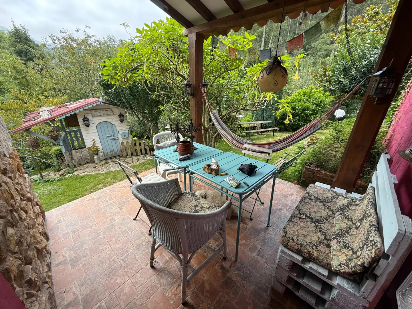 Terrassa de Casa o xalet en venda en Ribadesella amb Calefacció, Jardí privat i Parquet