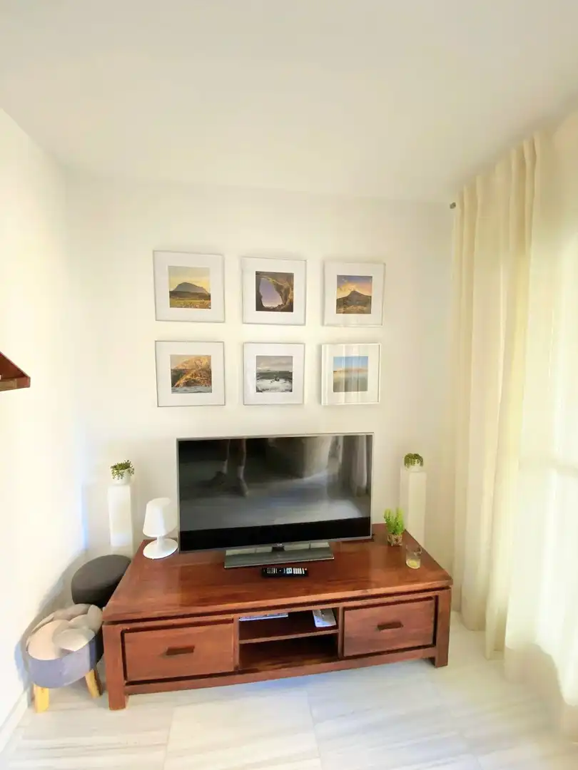 Wohnzimmer von Wohnung zur Miete in Jávea / Xàbia mit Klimaanlage, Heizung und Terrasse