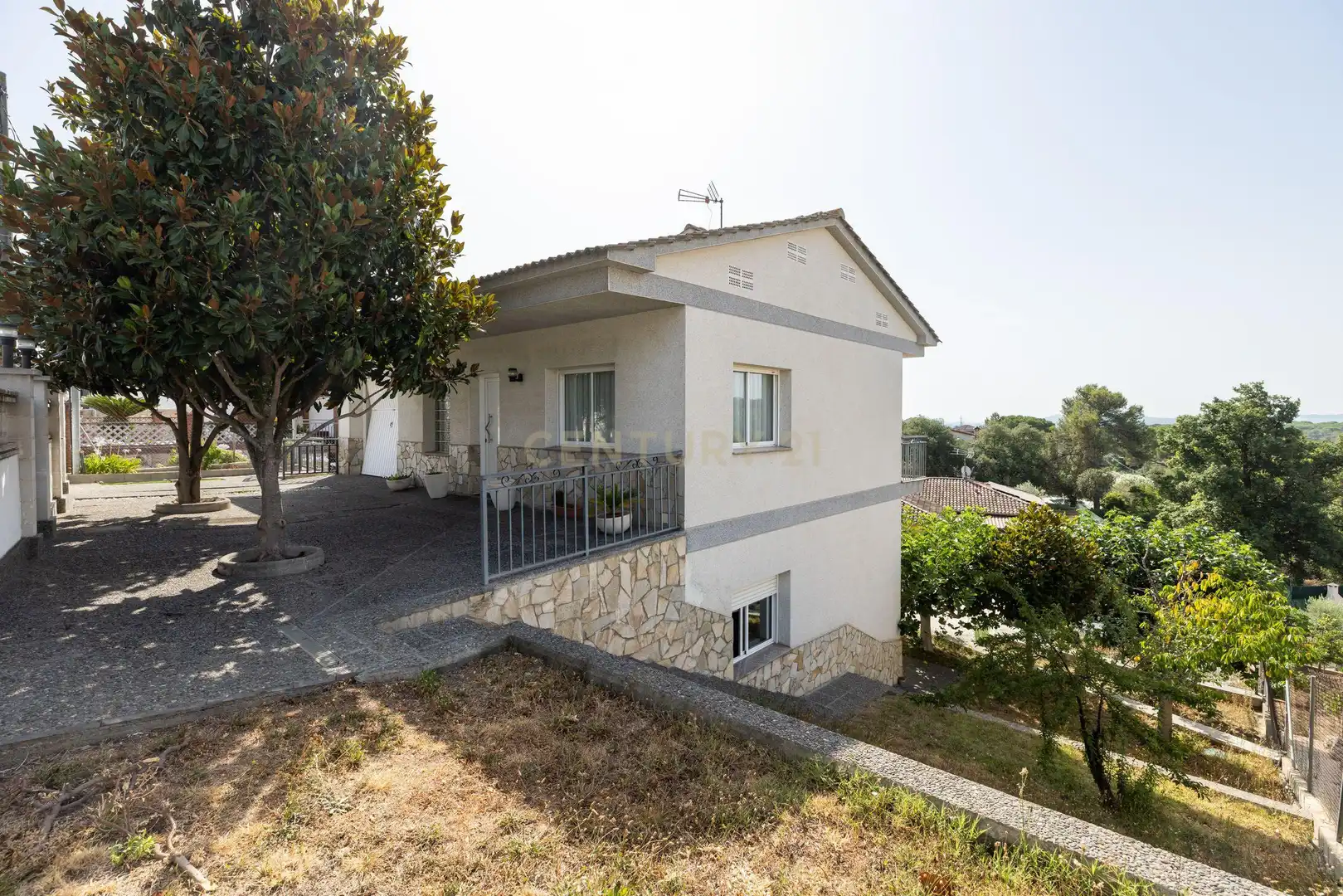 Vista exterior de Casa o chalet en venta en Fogars de la Selva con Jardín privado, Trastero y Piscina