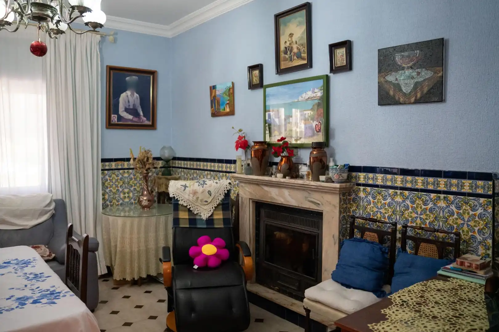 Living room of Houses for sale in Gines  with Air Conditioner, Heating and Private garden