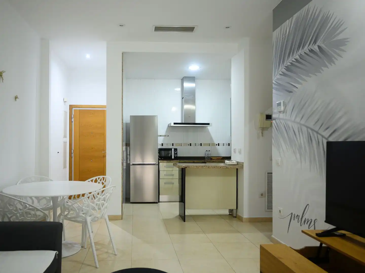 Cocina de Apartamento en venta en Alboraya con Aire acondicionado, Amueblado y Horno