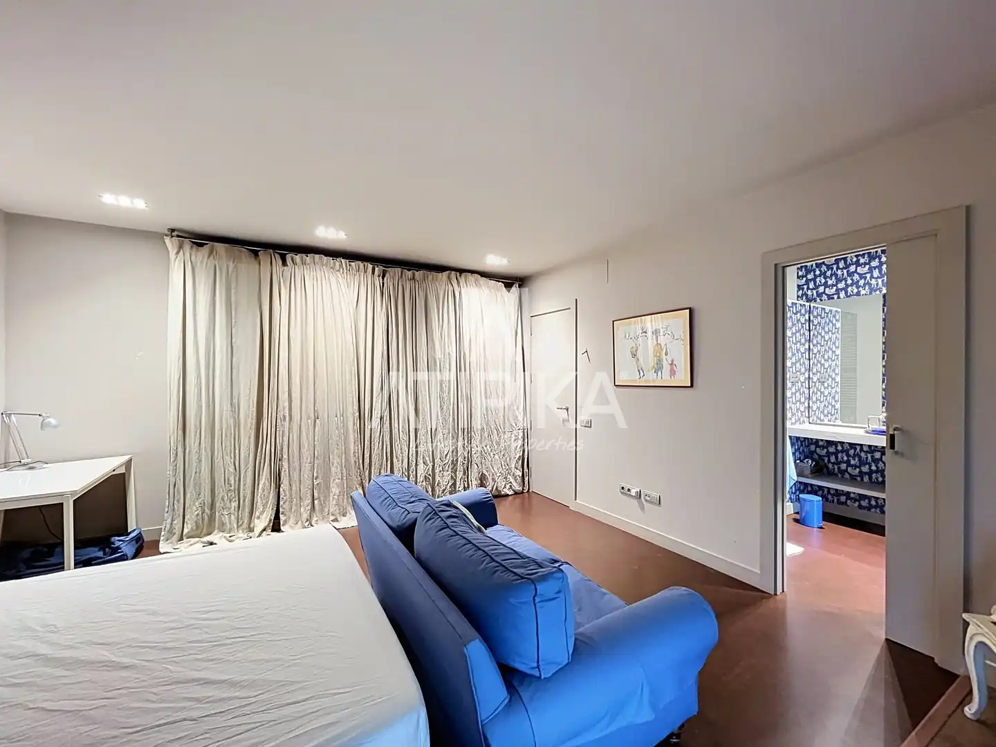 Dormitori de Casa o xalet de lloguer en Sitges amb Aire condicionat, Terrassa i Piscina