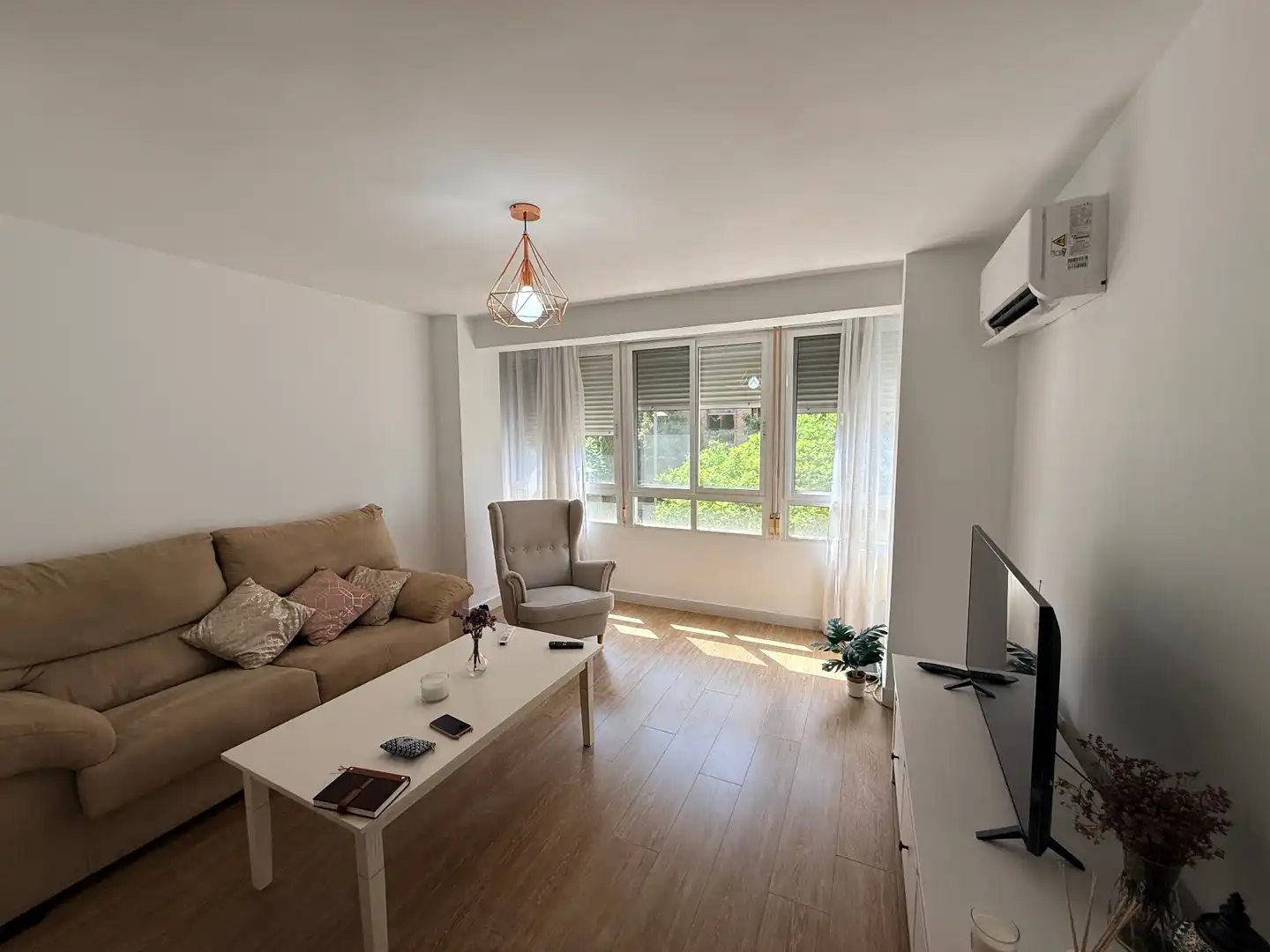 Living room of Flat for sale in Cartagena  with Air Conditioner and Furnished