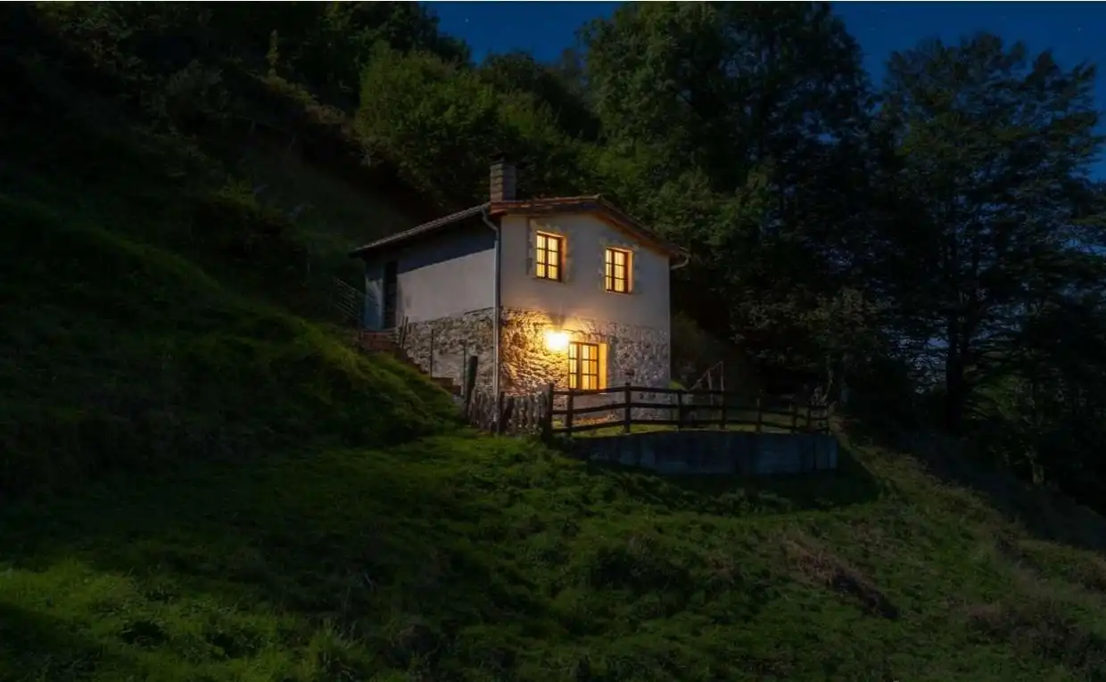Exterior view of Houses for sale in Bimenes  with Heating, Private garden and Terrace