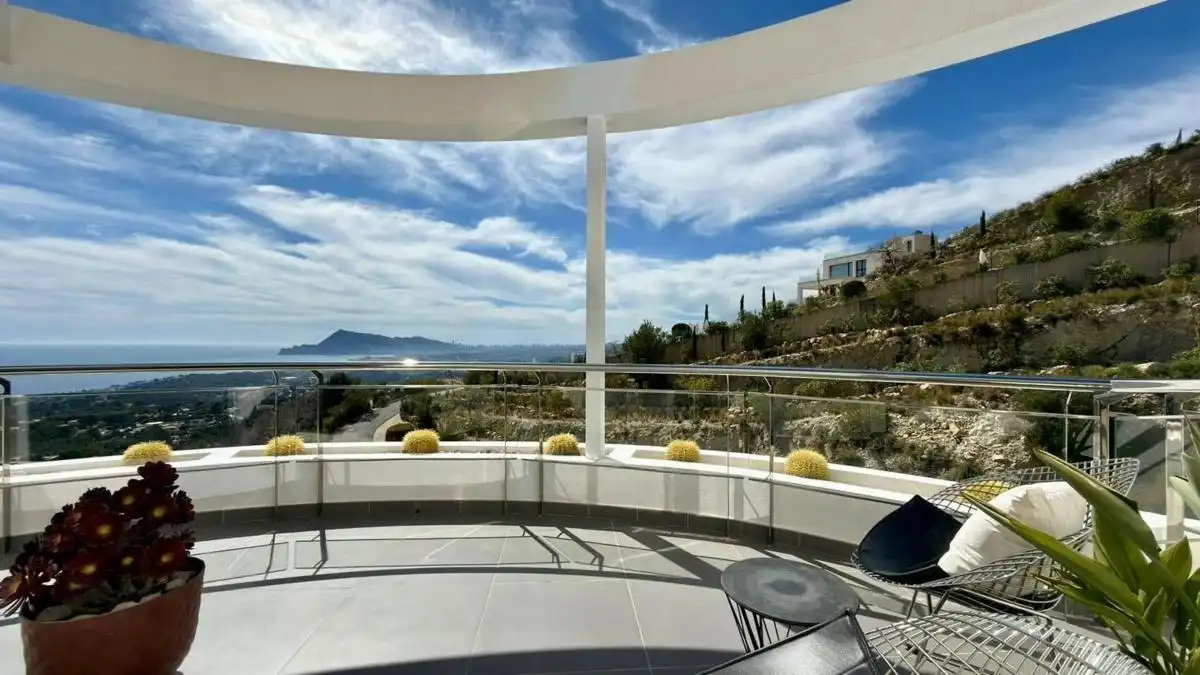 Terrassa de Dúplex en venda en Altea amb Aire condicionat i Jardí privat