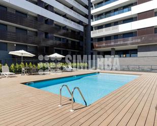 Swimming pool of Flat for sale in Montgat  with Air Conditioner, Parquet flooring and Terrace