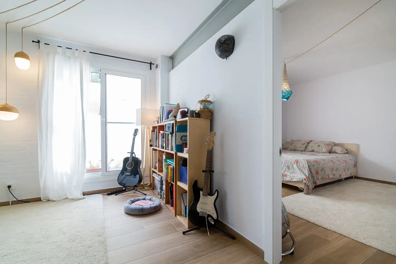 Schlafzimmer von Wohnung zum Verkauf in Caldes d'Estrac mit Privatgarten, Terrasse und Balkon