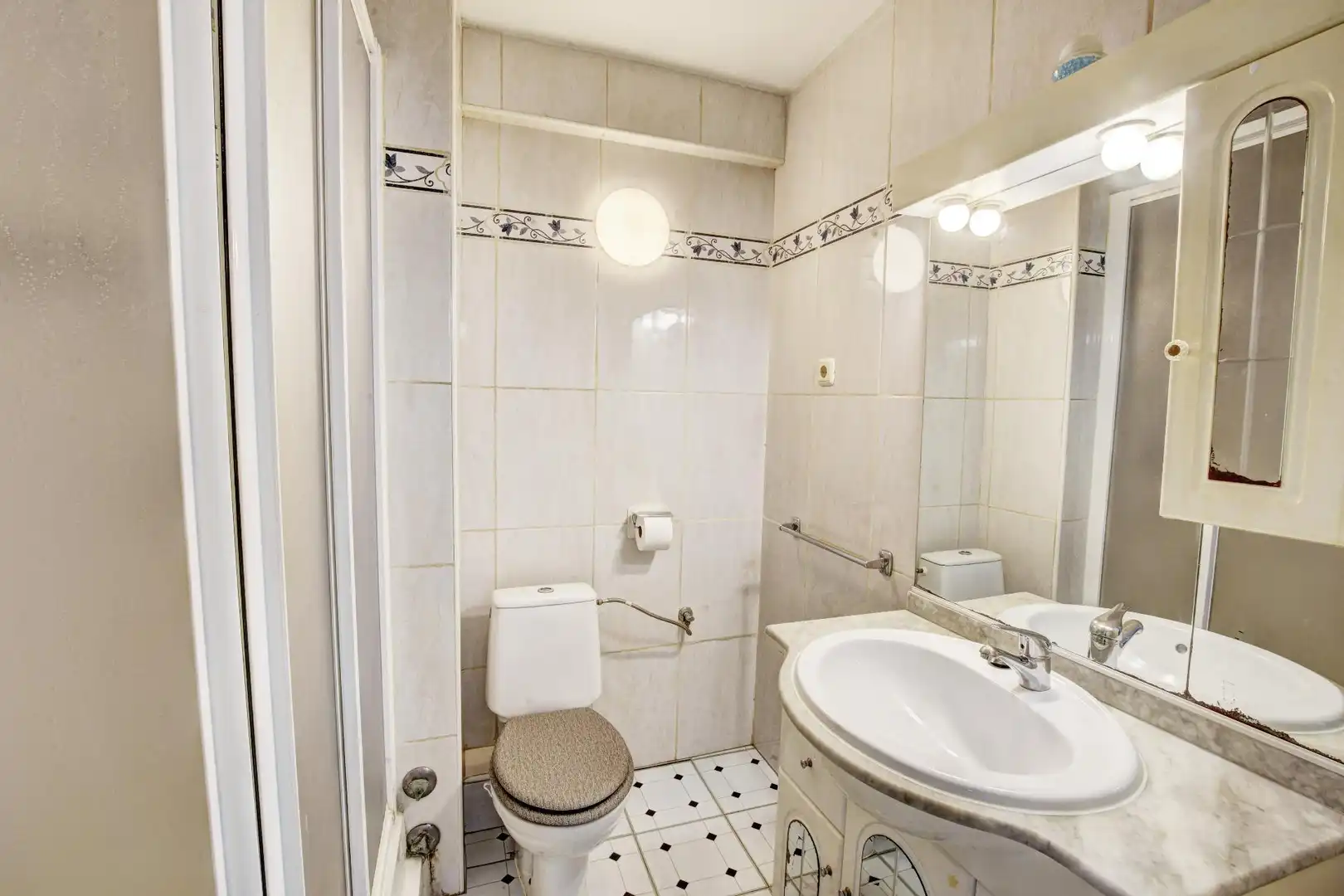 Baño de Apartamento en venta en Benalmádena con Calefacción, Jardín privado y Terraza