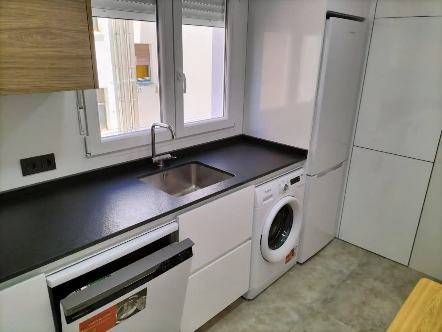 Cocina de Piso de alquiler en Palencia con Calefacción y Parquet