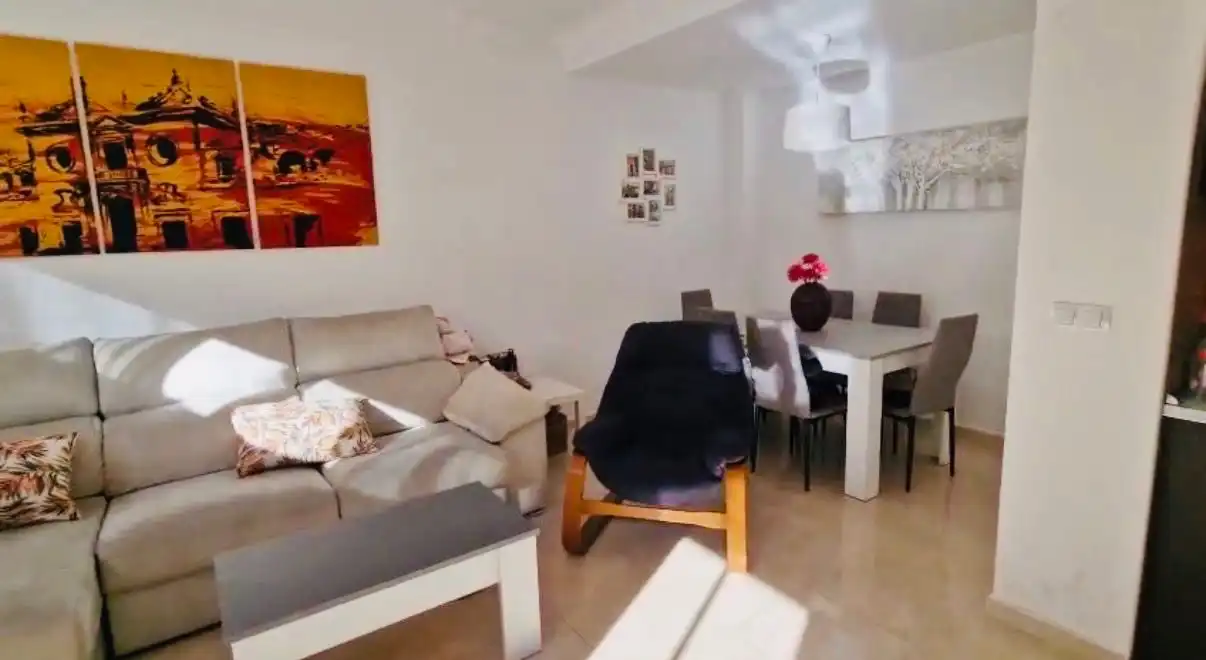 Sala de estar de Planta baja en venta en Bellreguard con Aire acondicionado, Calefacción y Jardín privado