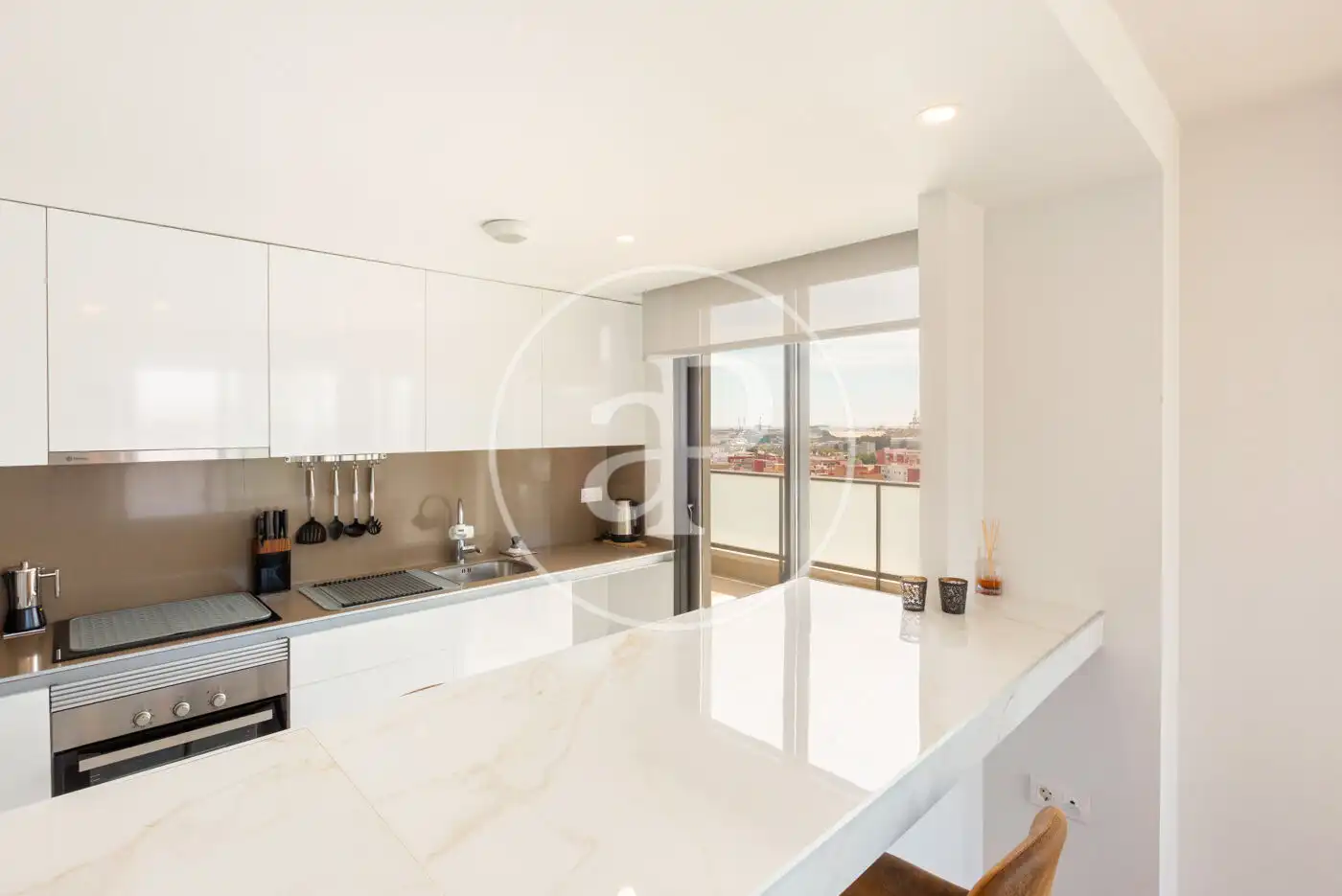 Cocina de Ático en venta en Valencia con Aire acondicionado, Calefacción y Terraza