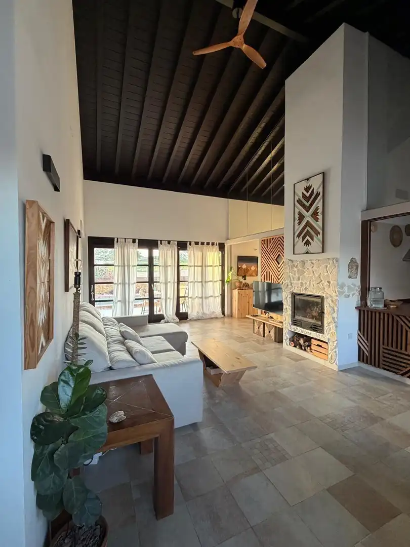 Sala d'estar de Casa o xalet en venda en Murcia amb Aire condicionat, Jardí privat i Terrassa