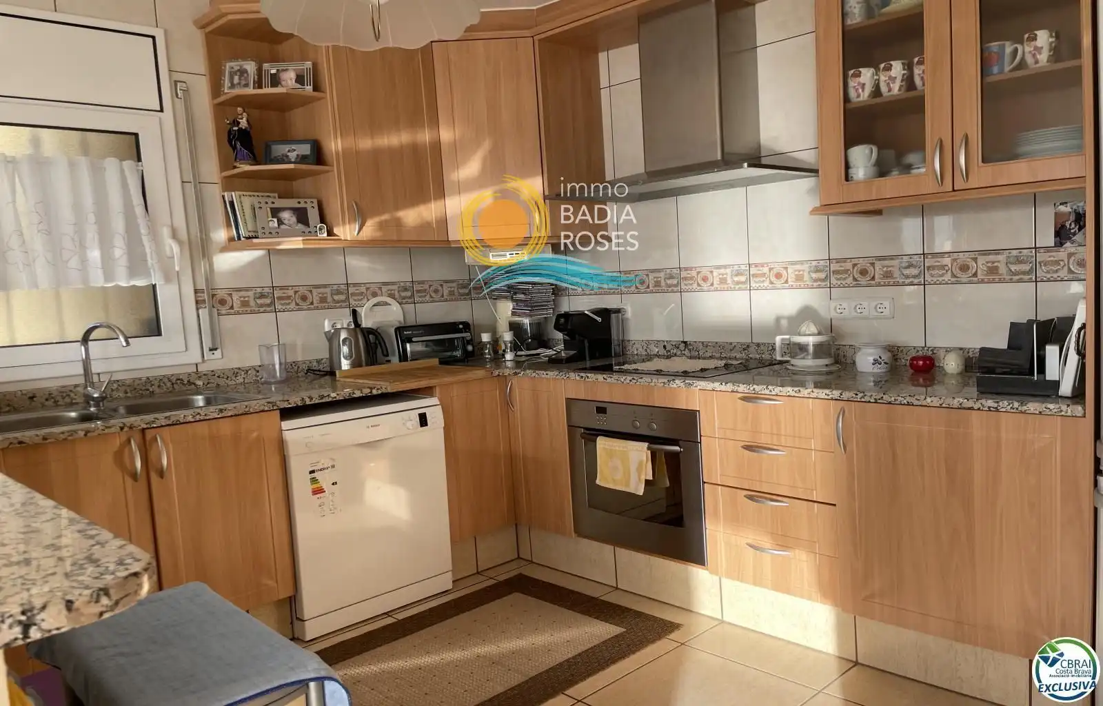 Kitchen of Houses for sale in Roses  with Terrace, Storage room and Swimming Pool