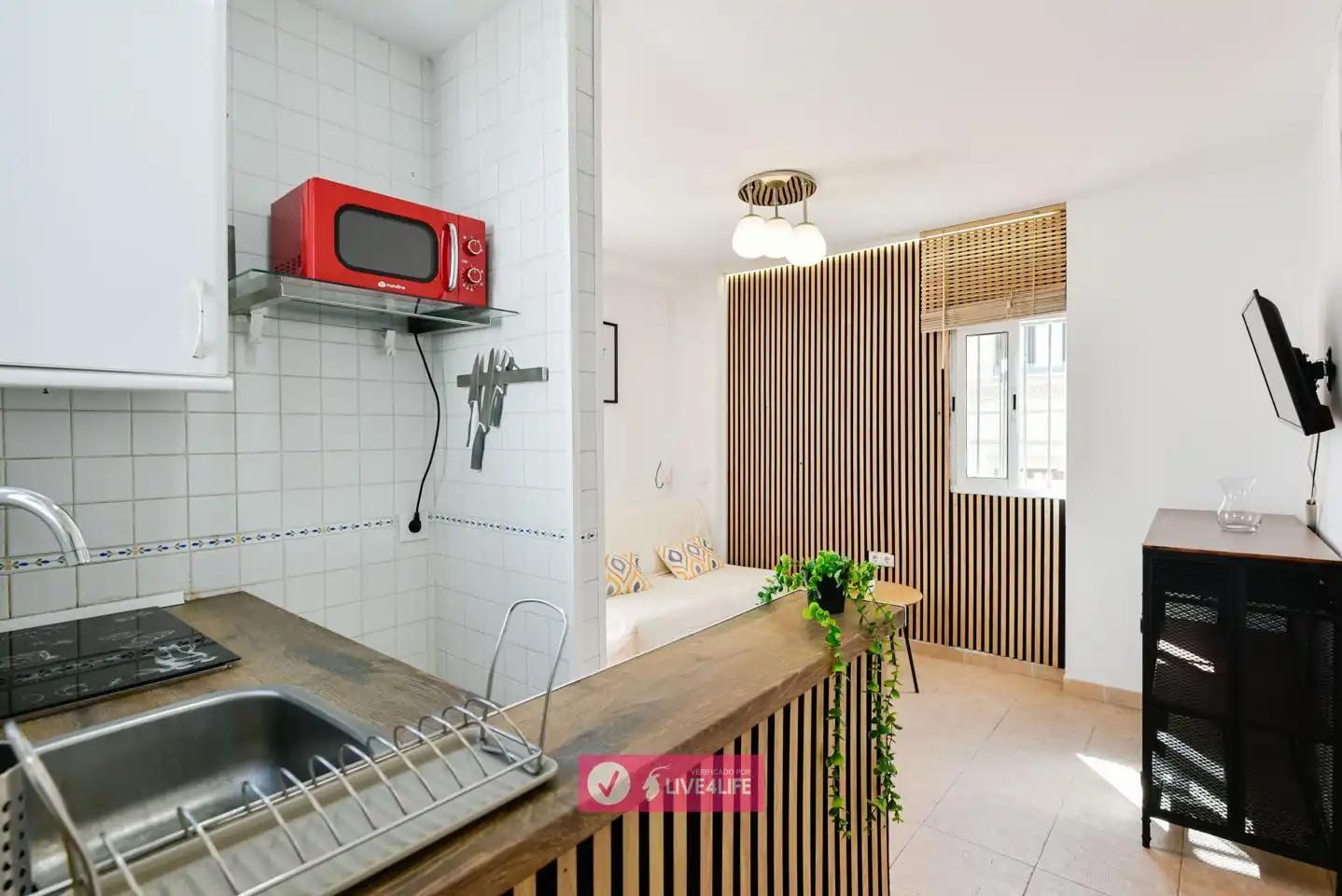 Cocina de Ático de alquiler en Sevilla con Aire acondicionado, Terraza y Amueblado