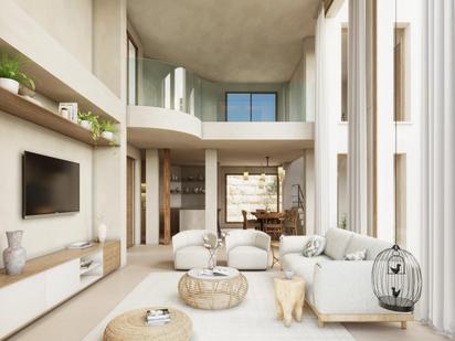 Sala d'estar de Casa o xalet en venda en Manilva amb Aire condicionat, Calefacció i Jardí privat