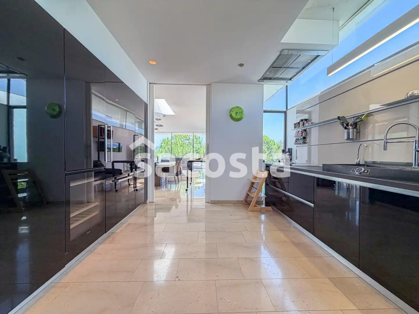 Cocina de Casa o chalet en venta en Caldes de Malavella con Aire acondicionado, Calefacción y Jardín privado