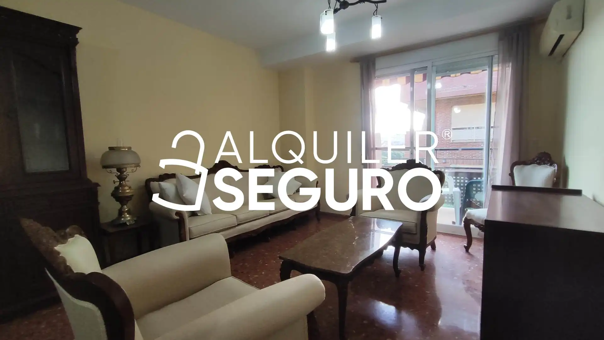 Living room of Flat for rent in Sagunto / Sagunt  with Air Conditioner and Furnished
