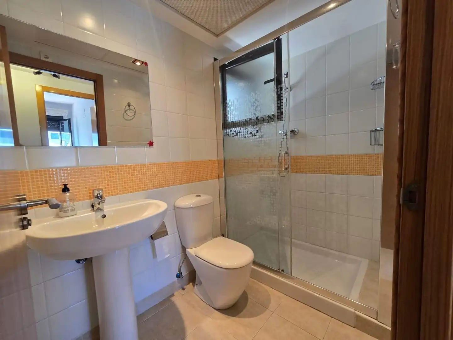 Bathroom of Flat for sale in Santa Pola  with Air Conditioner, Private garden and Terrace
