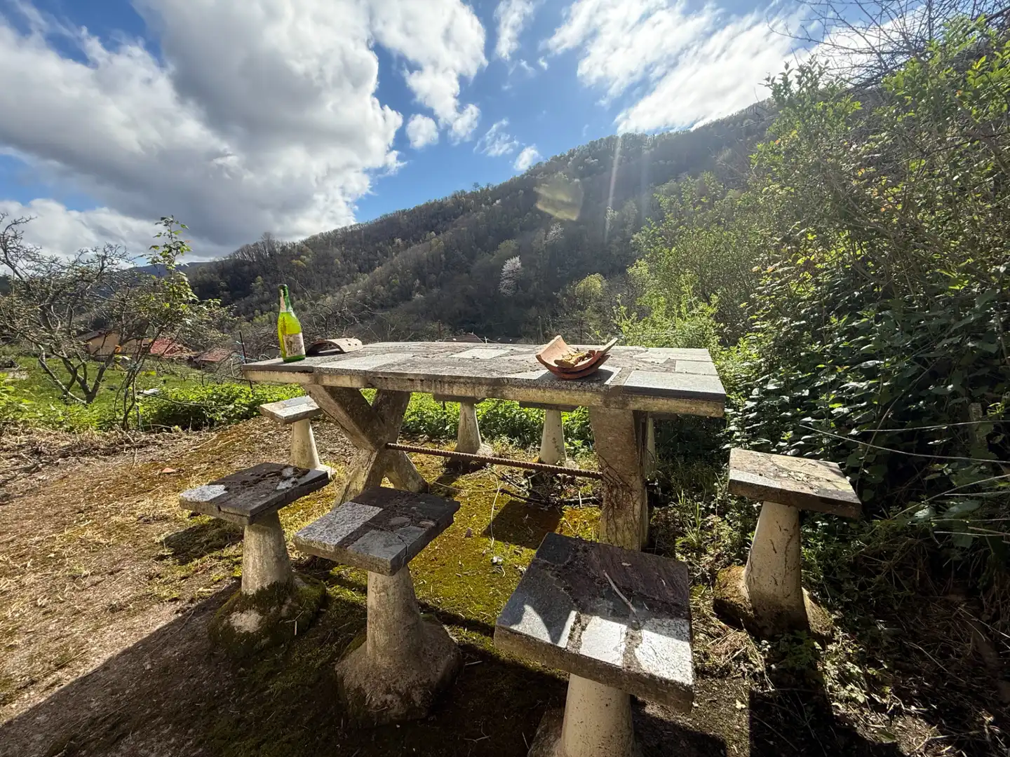 Terraza de Casa o chalet en venta en Mieres (Asturias) con Jardín privado y Balcón