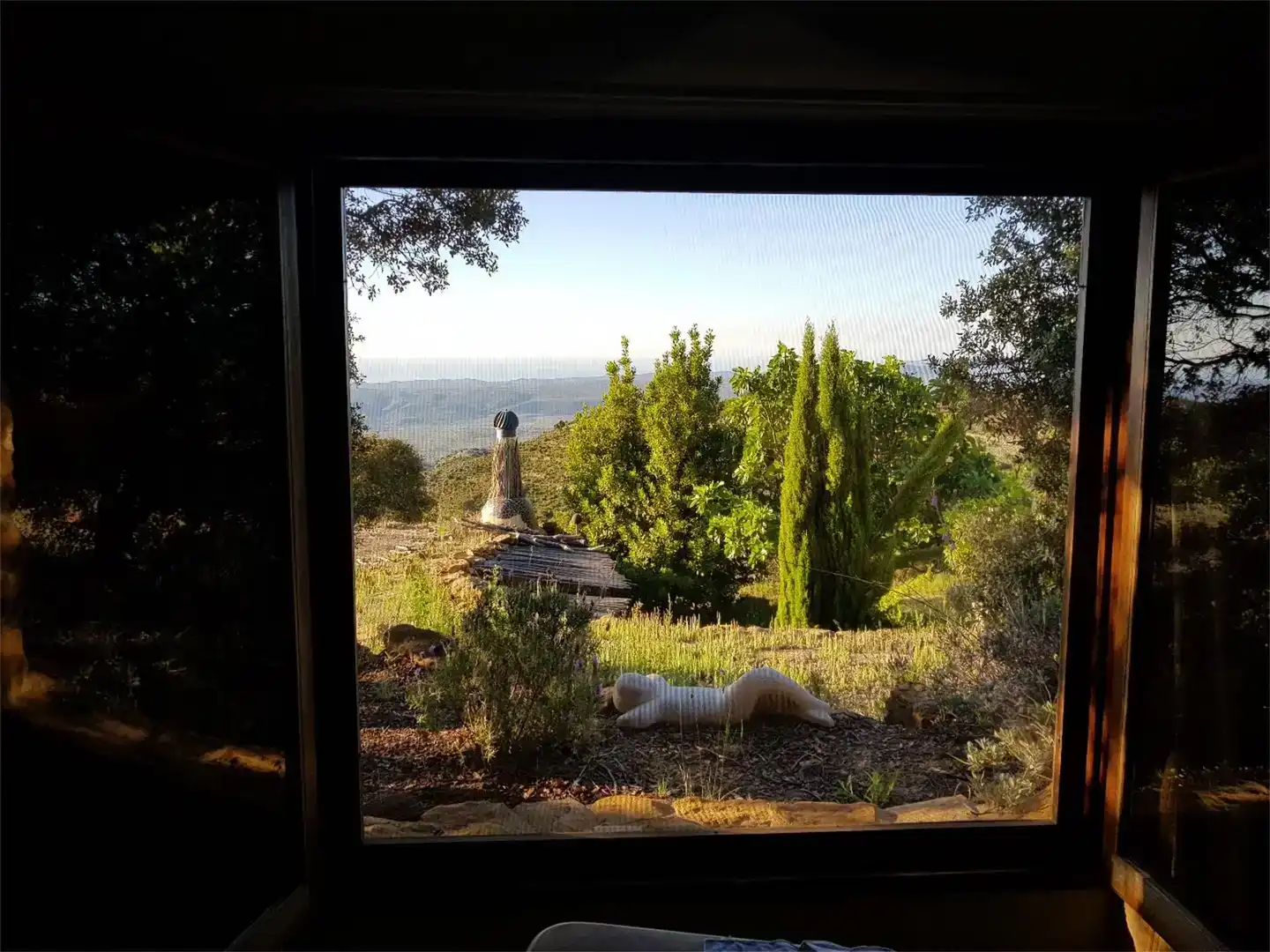 Garten von Country house zur Miete in Sierra Engarcerán mit Privatgarten