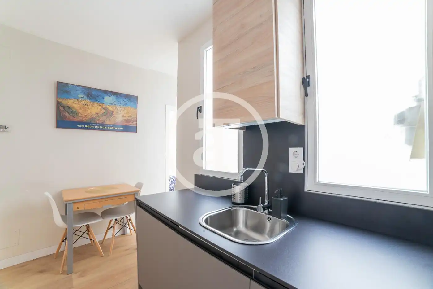 Kitchen of Flat for rent in Madrid  with Air Conditioner, Heating and Furnished