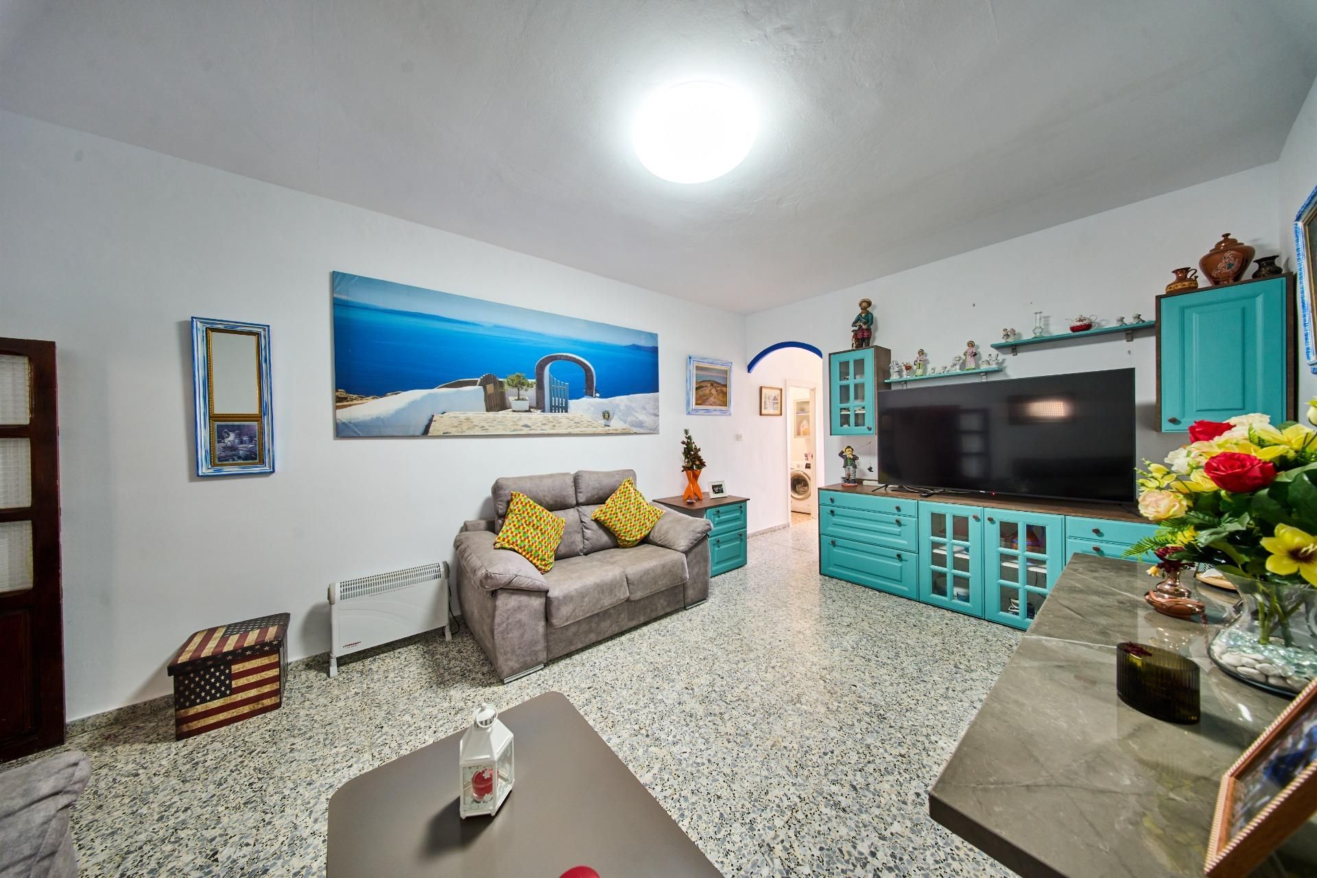 Sala d'estar de Casa o xalet en venda en Bérchules amb Aire condicionat, Terrassa i Moblat