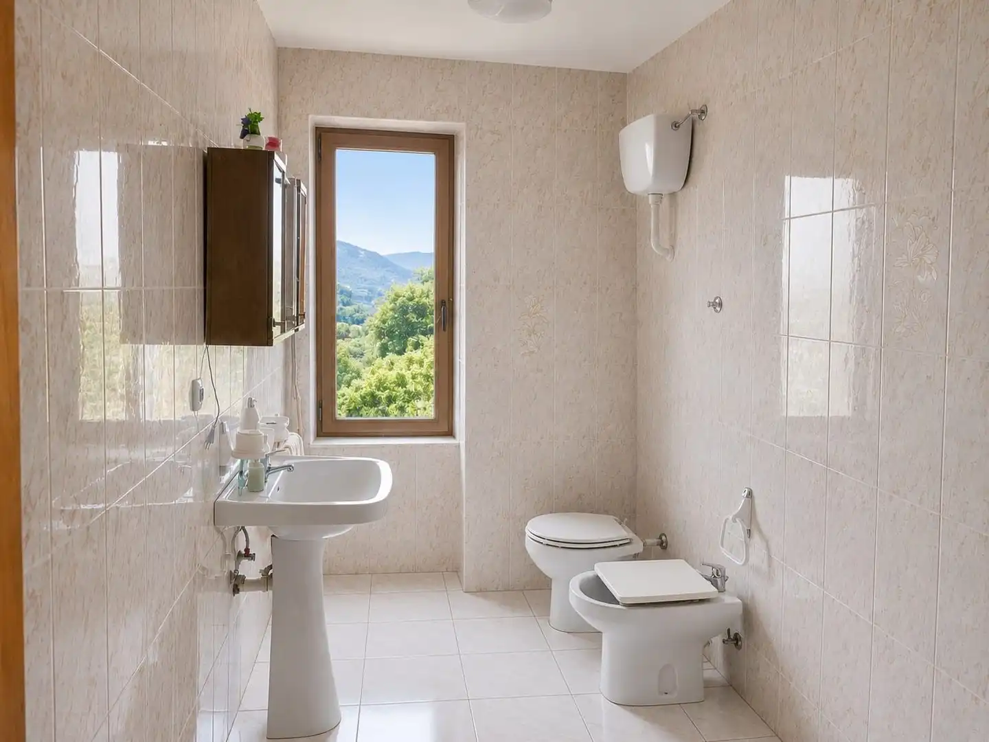 Baño de Finca rústica en venta en Valle de Losa con Jardín privado, Amueblado y Alarma