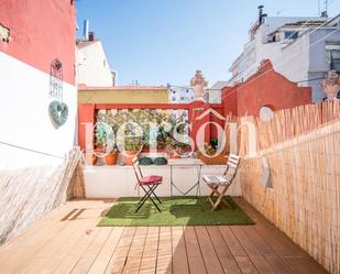 Terrace of Attic to rent in  Valencia Capital  with Air Conditioner, Heating and Parquet flooring