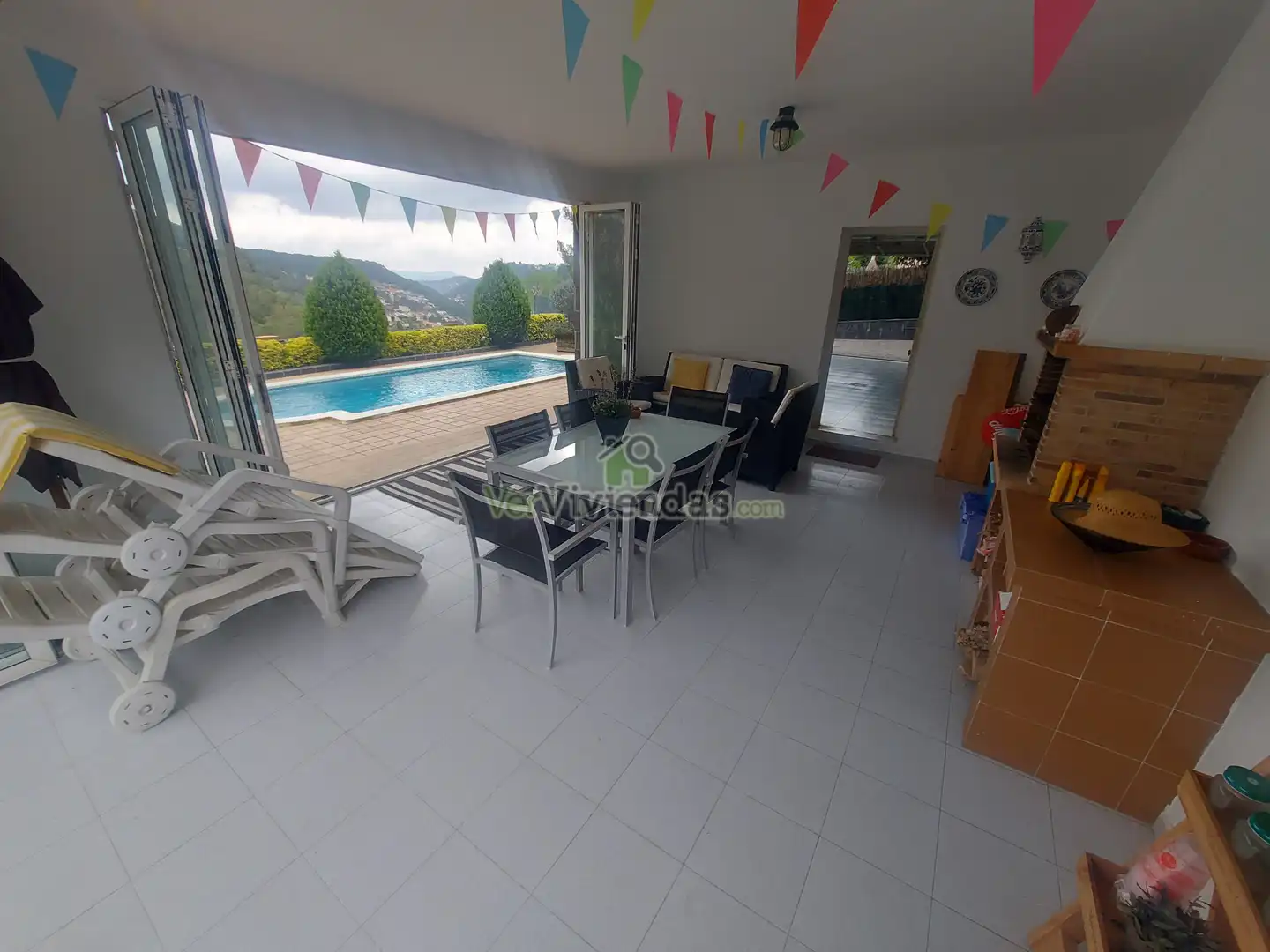 Terraza de Casa o chalet en venta en Vallirana con Calefacción, Jardín privado y Terraza