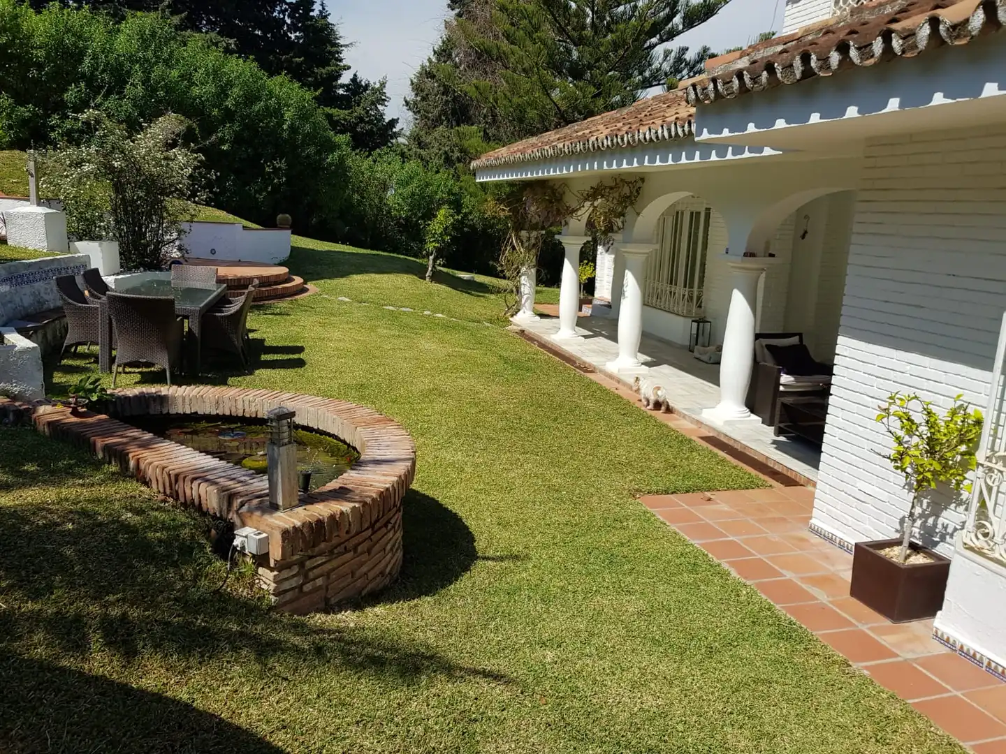 Jardí de Casa o xalet en venda en Alhaurín de la Torre amb Aire condicionat, Jardí privat i Terrassa