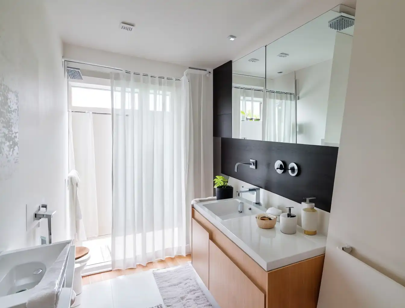 Badezimmer von Wohnung zum Verkauf in Madrid mit Klimaanlage, Heizung und Terrasse