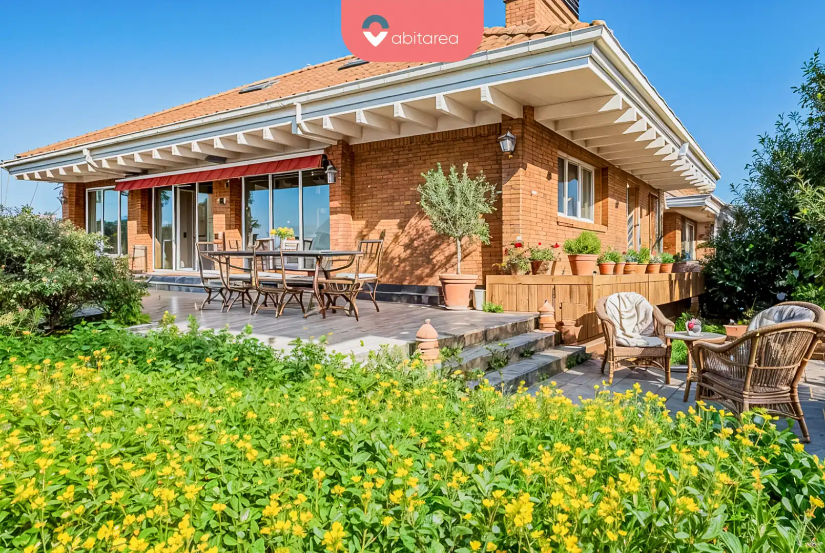 Terraza de Casa o chalet en venta en Santa Cruz de Bezana con Calefacción, Jardín privado y Parquet